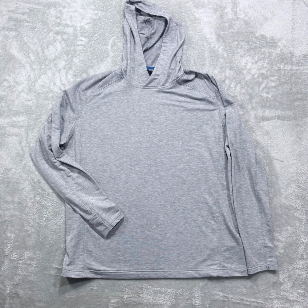 Kuhl‎ Hoodie Mens XXL Gray Lightweight Heathered Stretch Activewear Pullover